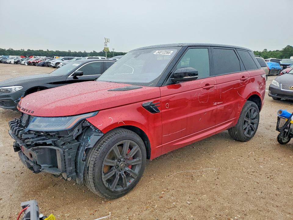 2018 Land rover RANGE ROVER VIN SALWR2RE5JA800565 COPART salvage auction — FRONT END, Tx - Salvage Vehicle Title, sold $12,200 on 2026-07-17 (photo 1)
