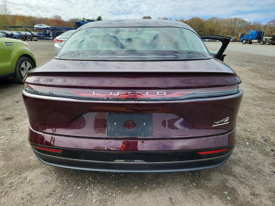 2026 Lucid Air VIN 50EA1TEA8TA005266 COPART salvage auction — SIDE, Ma - Cert Of Title-Salvage, sold $16,200 on 2026-07-21 (photo 6)