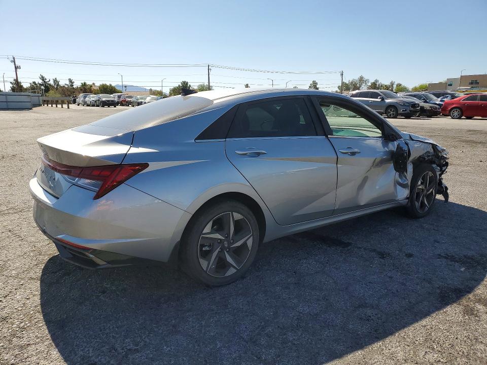 2022 Hyundai Elantra VIN 5NPLN4AG5NH077166 COPART salvage auction — FRONT END, NV - SALVAGE TITLE, sold $4,150 on 2026-07-22 (photo 3)