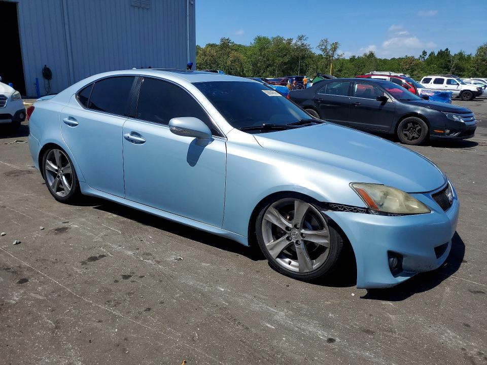 2012 Lexus Is VIN JTHBF5C28C5177760 COPART salvage auction — SIDE, Fl - Cert Of Title Slvg Rebuildable, sold $1,300 on 2026-07-13 (photo 4)