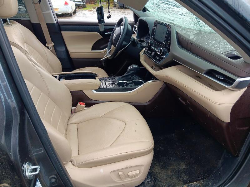 2021 Toyota Highlander VIN 5TDGZRBHXMS115848 COPART salvage auction — ALL OVER, Ak - Bill Of Sale- Salvage, sold $1,050 on 2026-07-21 (photo 7)