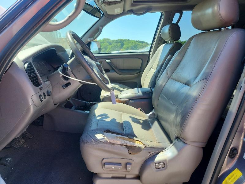 2002 Toyota Sequoia VIN 5TDBT48A22S104817 COPART salvage auction — REAR END, Nc - Salvage Certificate Of Title, sold $500 on 2026-07-29 (photo 7)