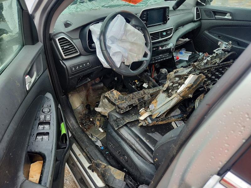 2021 Hyundai Tucson VIN KM8J33AL5MU305915 COPART salvage auction — FRONT END, AL - CERT OF TITLE-SALVAGE TITLE, sold $400 on 2026-07-02 (photo 8)