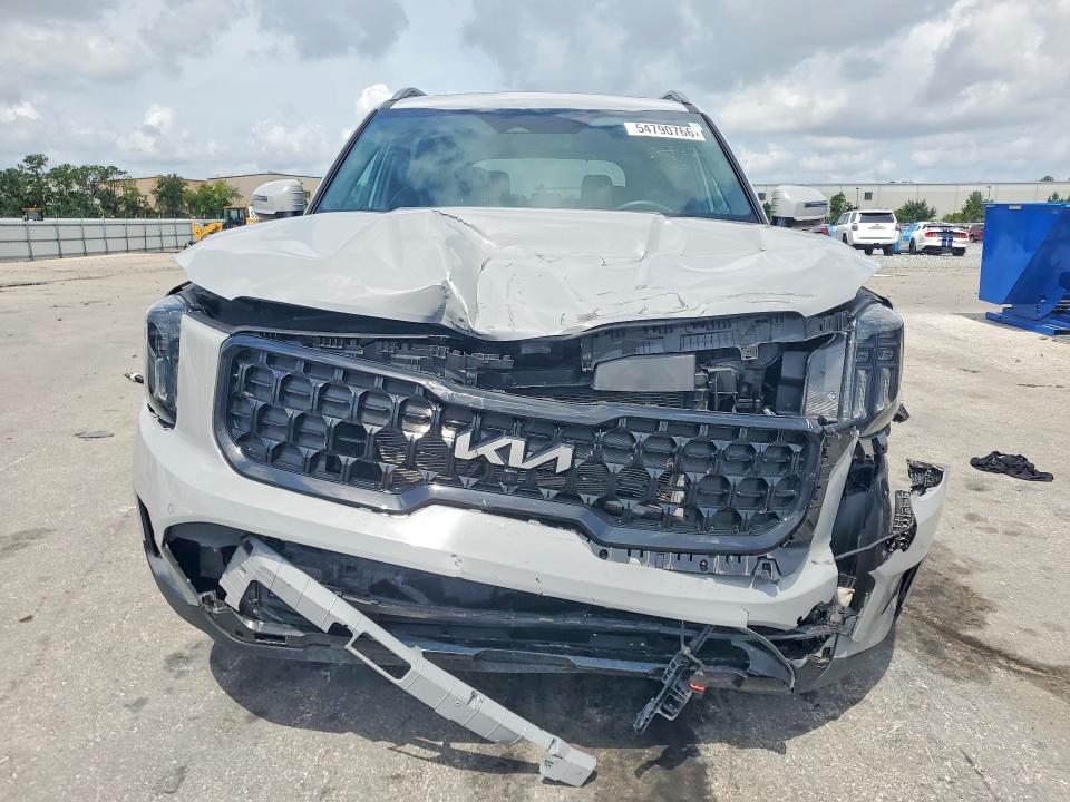 2024 Kia Telluride VIN 5XYP5DGC4RG492966 COPART salvage auction — FRONT END, Fl - Cert Of Title Slvg Rebuildable, sold $11,000 on 2026-07-23 (photo 5)