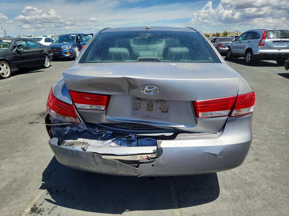 2008 Hyundai Sonata VIN 5NPET46C88H362355 COPART salvage auction — REAR END, Ca - Salvage Certificate, sold $450 on 2026-07-08 (photo 6)