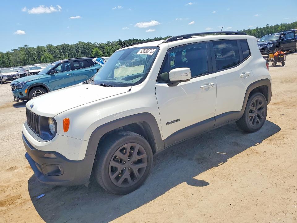 2017 Jeep Renegade VIN ZACCJBBB7HPG45433 COPART salvage auction — REAR END, SC - CERT OF TITLE-SALVAGE, sold $1,000 on 2026-07-08 (photo 1)