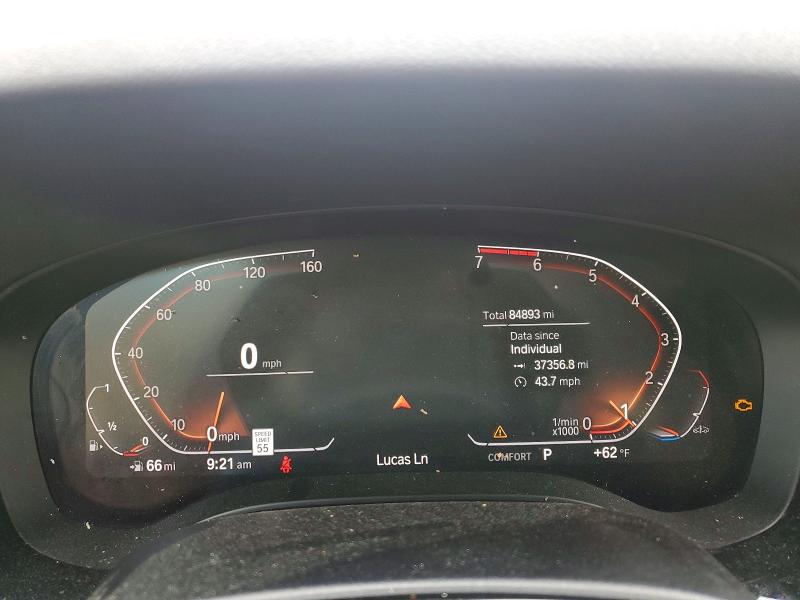 2021 BMW 5er VIN WBA53BH05MWX24490 COPART salvage auction — FRONT END, Sc - Cert Of Title-Salvage, sold $14,400 on 2026-07-10 (photo 9)