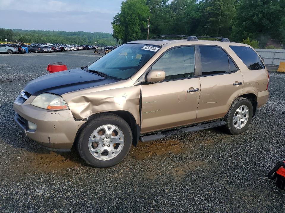 2001 Acura Mdx VIN 2HNYD186X1H515150 COPART salvage auction — FRONT END, NC - SALVAGE CERTIFICATE OF TITLE, sold $275 on 2026-07-02 (photo 1)