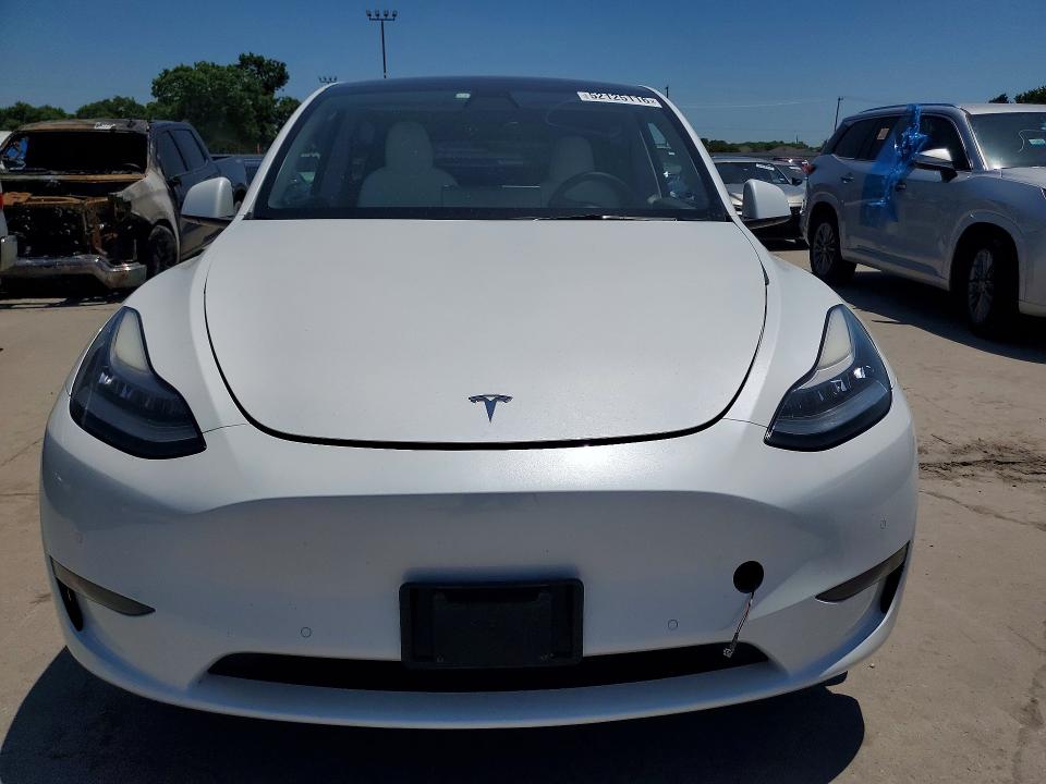 2021 Tesla VIN 5YJYGAEE6MF116092 COPART salvage auction — REAR END, Tx - Salvage Vehicle Title, sold $8,500 on 2026-07-09 (photo 5)