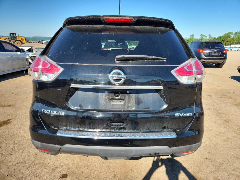 2015 Nissan Rogue VIN KNMAT2MV9FP524762 COPART salvage auction — FRONT END, Pa - Certificate Of Salvage, sold $1,350 on 2026-07-10 (photo 6)