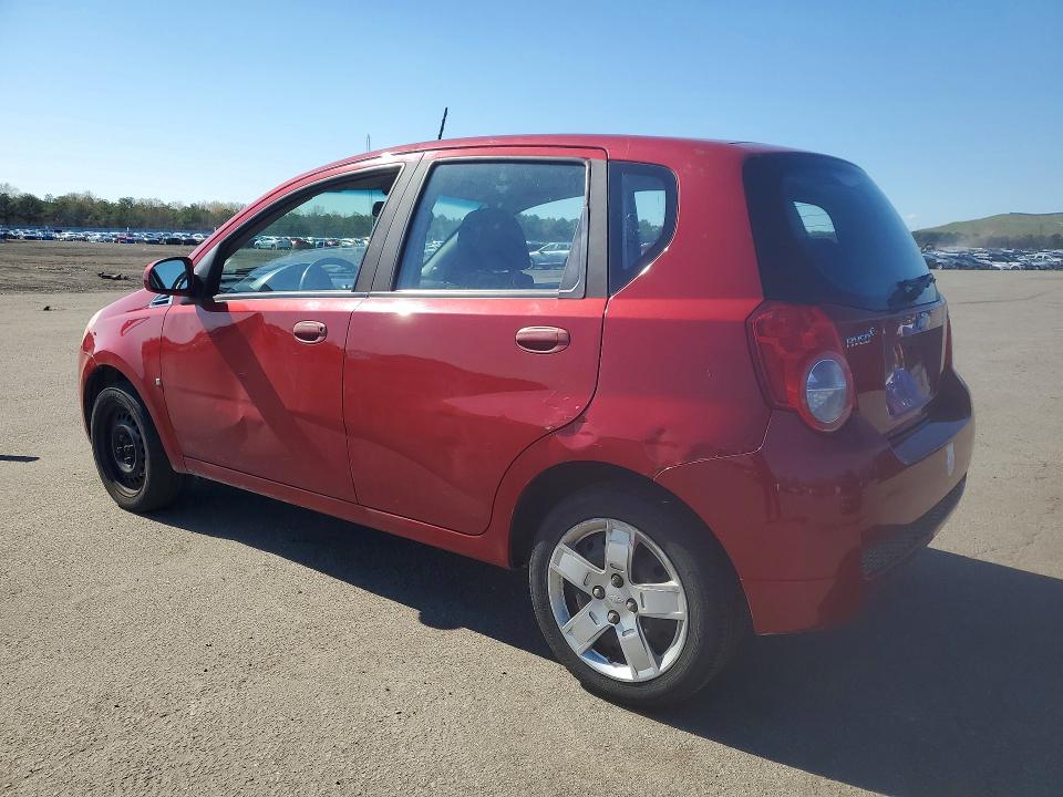 2009 Chevrolet Aveo VIN KL1TD66E79B667017 COPART salvage auction — UNDERCARRIAGE, Ny - Certificate Of Title, sold $80 on 2026-07-29 (photo 2)