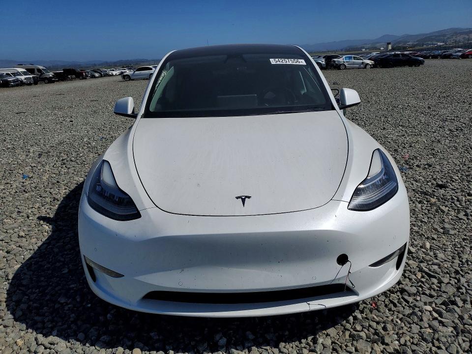 2022 Tesla Model y VIN 7SAYGDEE9NF356338 COPART salvage auction — FRONT END, Ca - Salvage Certificate, sold $13,400 on 2026-07-27 (photo 5)