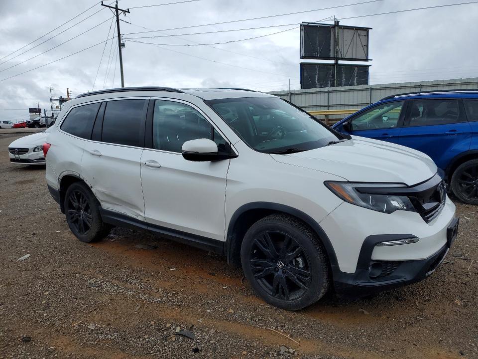 2021 Honda Pilot VIN 5FNYF6H29MB102592 COPART salvage auction — SIDE, Va - Cert Of Title - Salvage, sold $8,700 on 2026-07-31 (photo 4)
