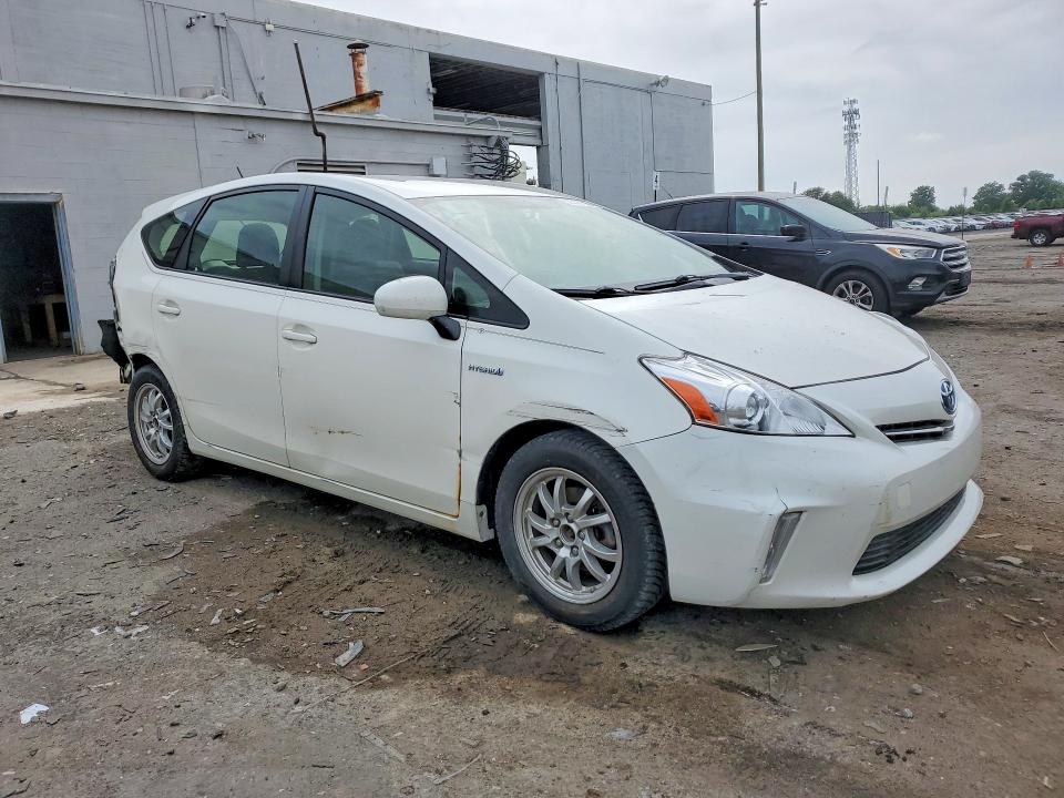2013 Toyota Prius v VIN JTDZN3EU6D3204697 COPART salvage auction — REAR END, Pa - Certificate Of Salvage, sold $2,350 on 2026-07-29 (photo 4)