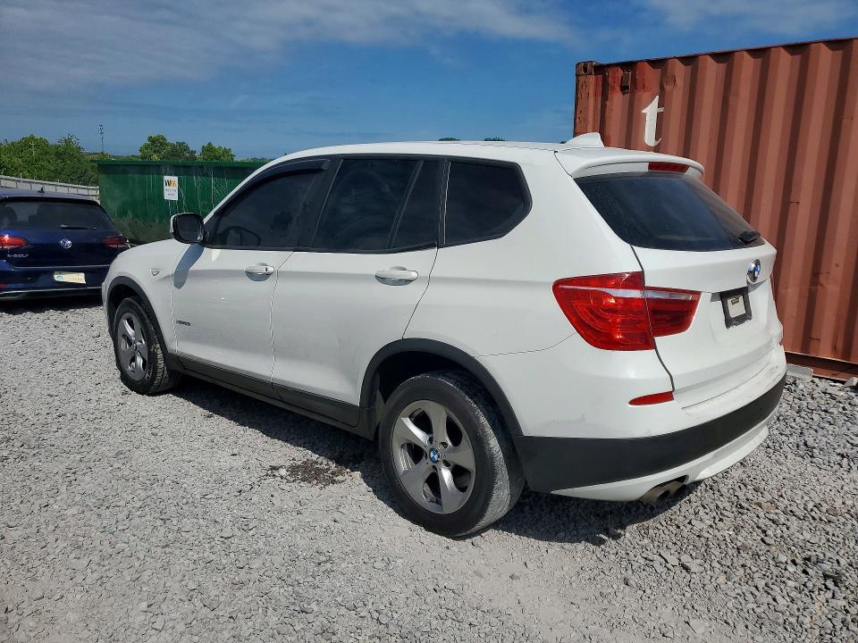 2012 BMW X3 VIN 5UXWX5C53CL724261 COPART salvage auction — MINOR DENT/SCRATCHES, Al - Certificate Of Title, sold $1,550 on 2026-07-21 (photo 2)