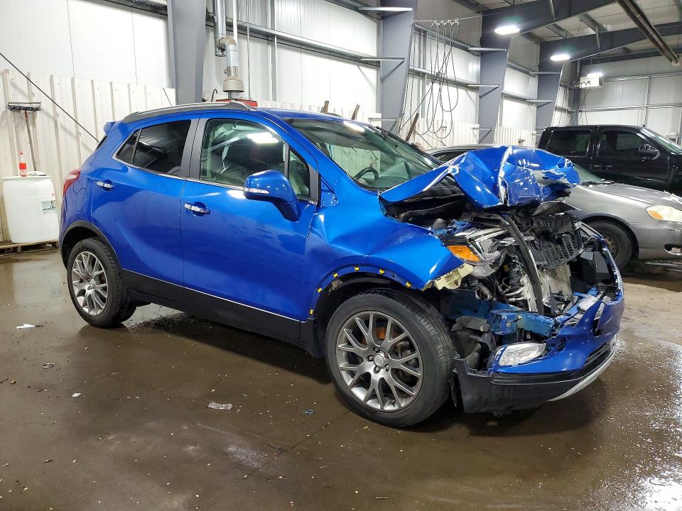 2017 Buick Encore VIN KL4CJ1SBXHB098236 COPART salvage auction — FRONT END, Mn - Cert Of Title-Salvage, sold $525 on 2026-07-14 (photo 4)