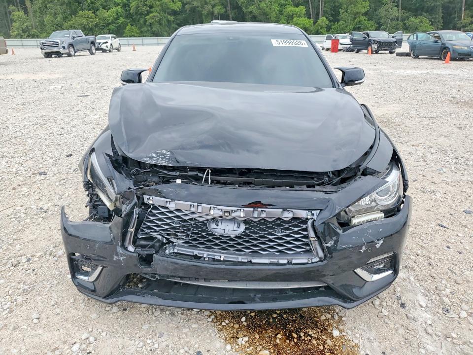 2021 Infiniti Q50 VIN JN1EV7BR7MM750556 COPART salvage auction — FRONT END, TX - CERT OF TITLE-REBUILT SALVAGE, sold $2,550 on 2026-07-28 (photo 5)