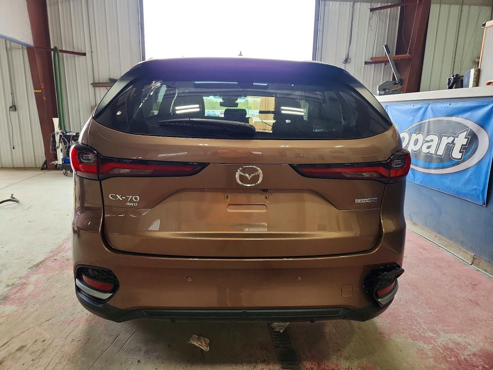 2025 Mazda Cx-70 VIN JM3KJDHA3S1111530 COPART salvage auction — MECHANICAL, PA - CERTIFICATE OF SALVAGE, sold $12,600 on 2026-07-19 (photo 6)