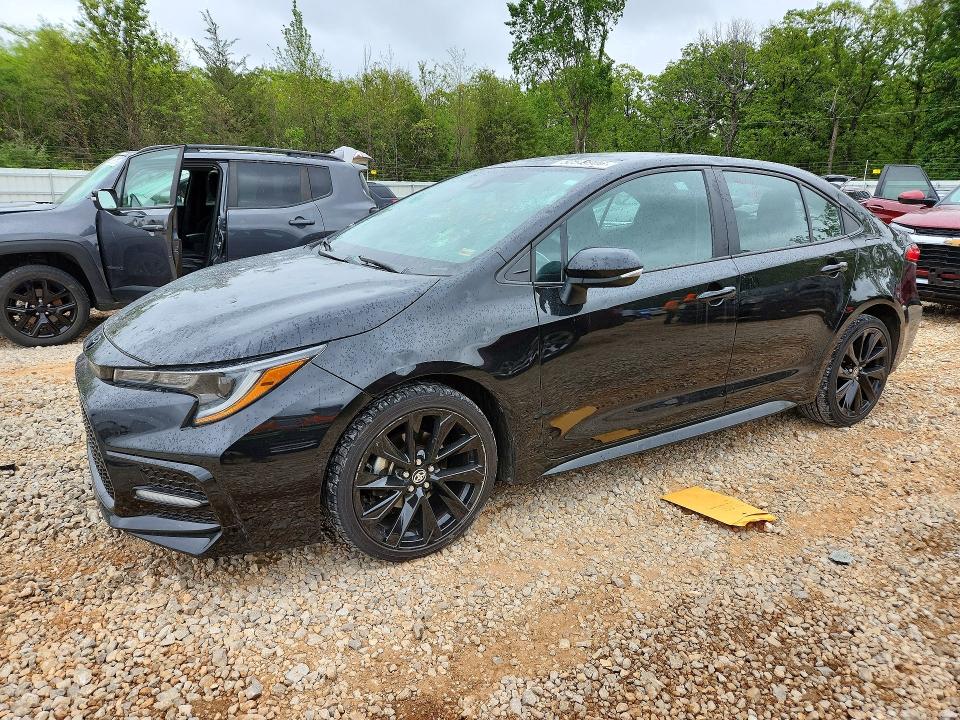 2022 Toyota Corolla VIN 5YFS4MCEXNP107646 COPART salvage auction — HAIL, MO - SALVAGE CERTIFICATE OF TITLE, sold $525 on 2026-07-27 (photo 1)