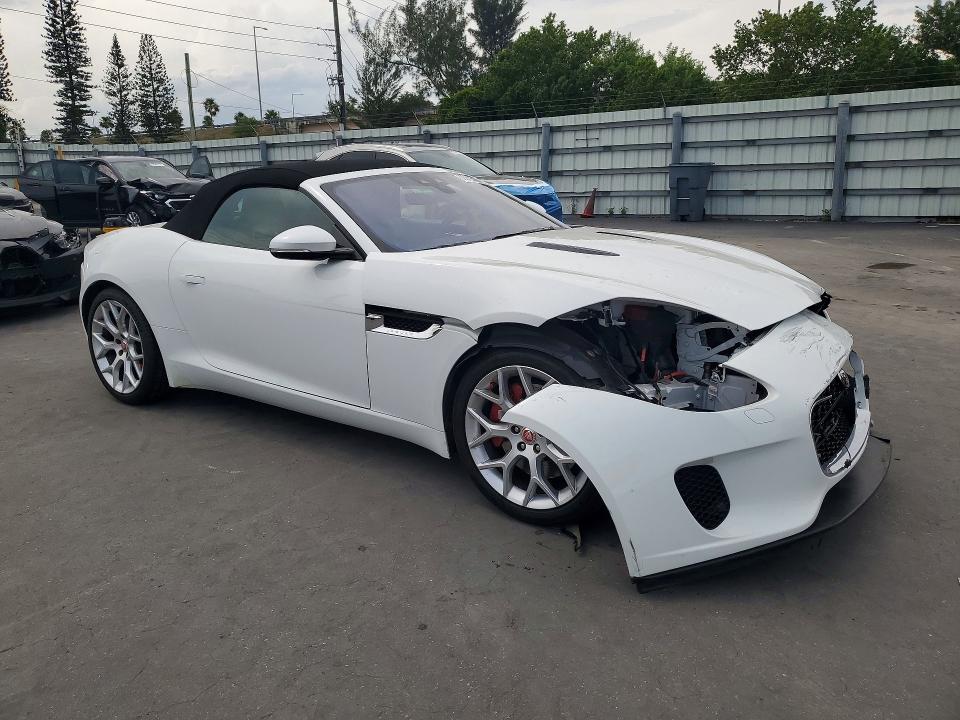 2020 Jaguar F-type VIN SAJDD5GX7LCK65055 COPART salvage auction — FRONT END, Fl - Cert Of Title Slvg Rebuildable, sold $10,200 on 2026-07-15 (photo 4)