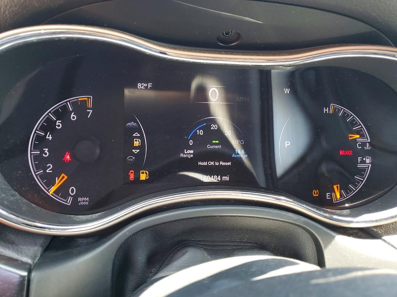 2014 Jeep Grand Cherokee VIN 1C4RJFBGXEC294305 COPART salvage auction — Vandalized, TX - SALVAGE VEHICLE TITLE, sold $3,700 on 2026-07-09 (photo 9)