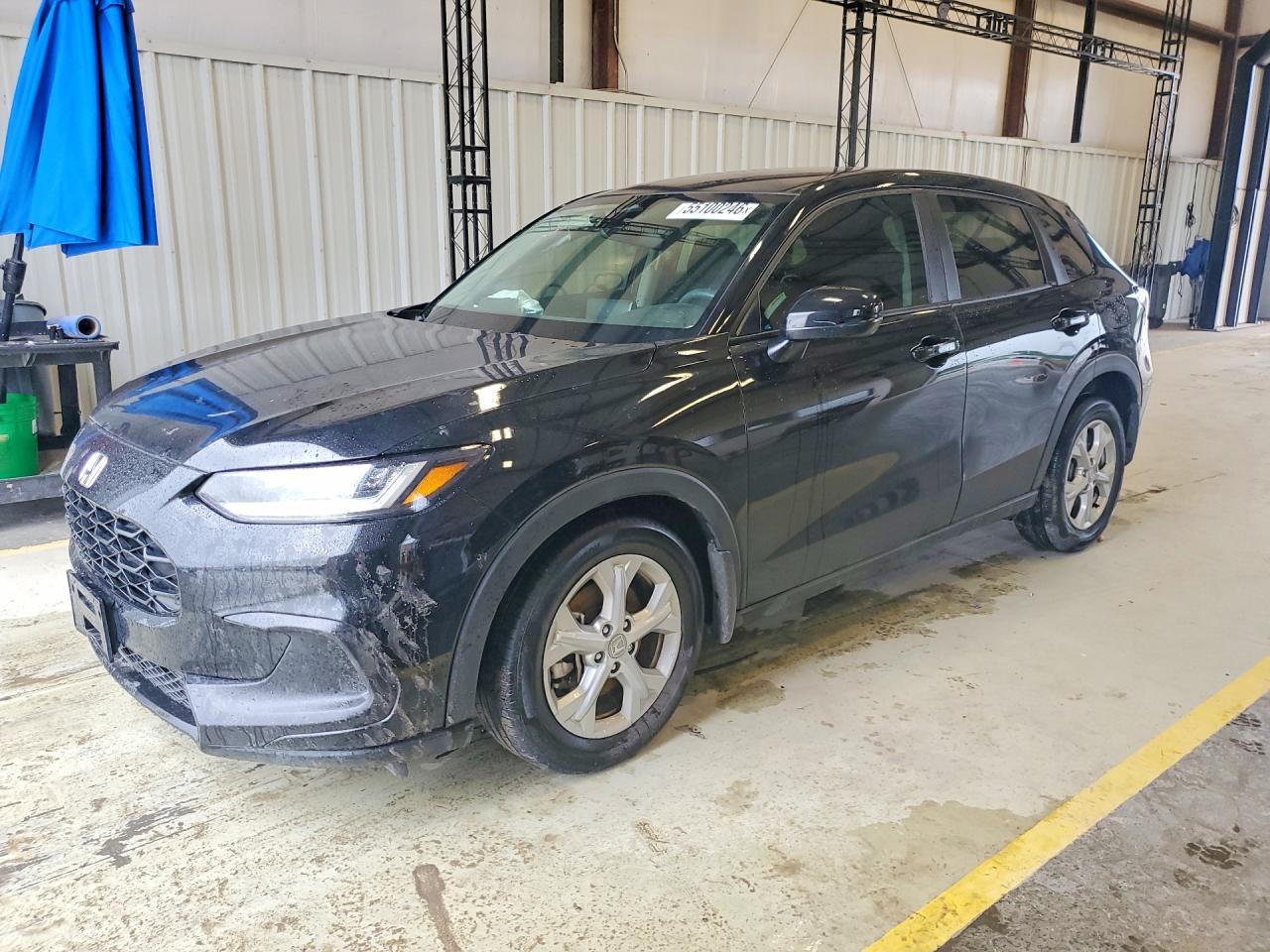 2025 Honda HR-V VIN 3CZRZ1H38SM700974 COPART salvage auction — Front End, TX - SALVAGE VEHICLE TITLE, sold $7,200 on 2026-07-09 (photo 1)