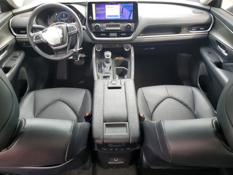 2024 Toyota Highlander VIN 5TDAAAA59RS017536 COPART salvage auction — FRONT END, Tx - Salvage Vehicle Title, sold $14,000 on 2026-07-23 (photo 8)