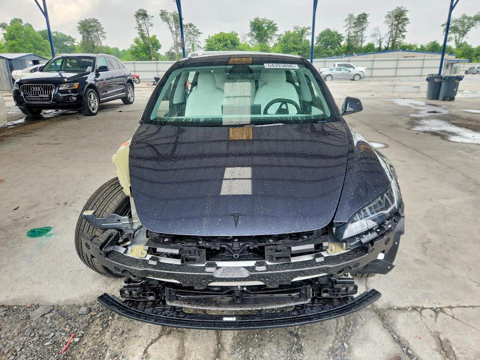 2025 Tesla Model 3 VIN 5YJ3E1EA0TF166398 COPART salvage auction — SIDE, Ga - Cert Of Title-Salvage, sold $13,900 on 2026-07-16 (photo 5)