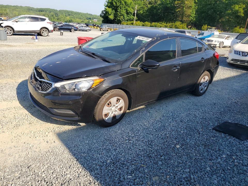 2016 Kia Forte VIN KNAFK4A65G5536483 COPART salvage auction — REAR END, Nc - Salvage Certificate Of Title, sold $1,250 on 2026-07-16 (photo 1)