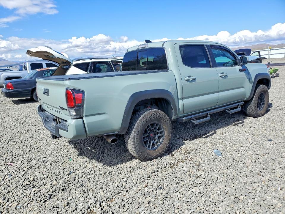 2021 Toyota Tacoma VIN 5TFCZ5AN3MX249304 COPART salvage auction — FRONT END, Nv - Salvage Title, sold $14,900 on 2026-07-16 (photo 3)