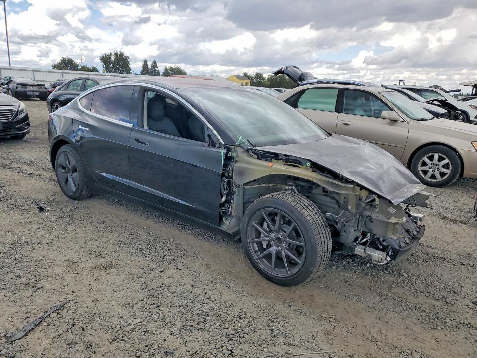 2018 Tesla Model 3 VIN 5YJ3E1EA3JF123350 COPART salvage auction — FRONT END, Ca - Salvage Certificate, sold $4,450 on 2026-07-02 (photo 4)