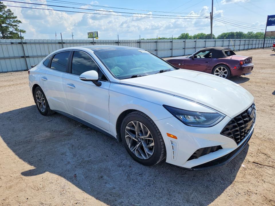 2022 Hyundai Sonata VIN KMHL14JAXNA225502 COPART salvage auction — REAR END, Al - Cert Of Title-Salvage Title, sold $4,650 on 2026-07-30 (photo 4)