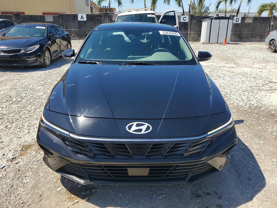 2024 Hyundai Elantra VIN KMHLS4DG3RU752976 COPART salvage auction — REAR END, Fl - Cert Of Title Slvg Rebuildable, sold $6,800 on 2026-07-20 (photo 5)