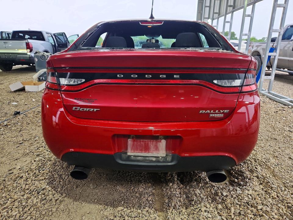 2013 Dodge Dart VIN 1C3CDFBH6DD149734 COPART salvage auction — HAIL, Mo - Salvage Certificate Of Title, sold $70 on 2026-09-08 (photo 6)