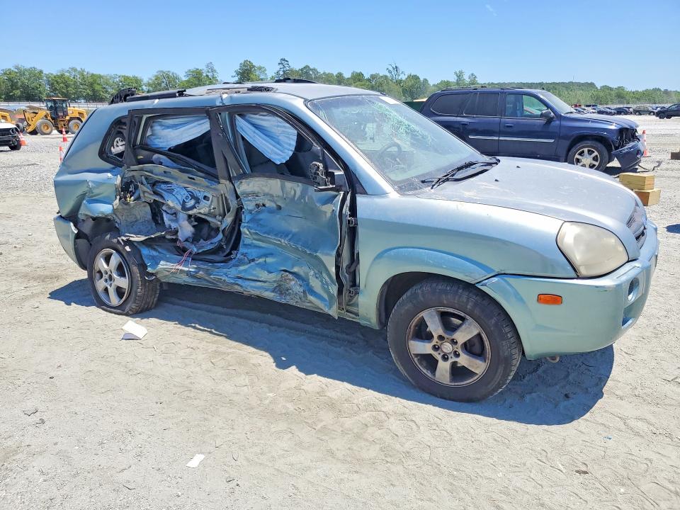 2006 Hyundai Tucson VIN KM8JM12B36U414433 COPART salvage auction — SIDE, Sc - Cert Of Title-Salvage, sold $300 on 2026-07-13 (photo 4)