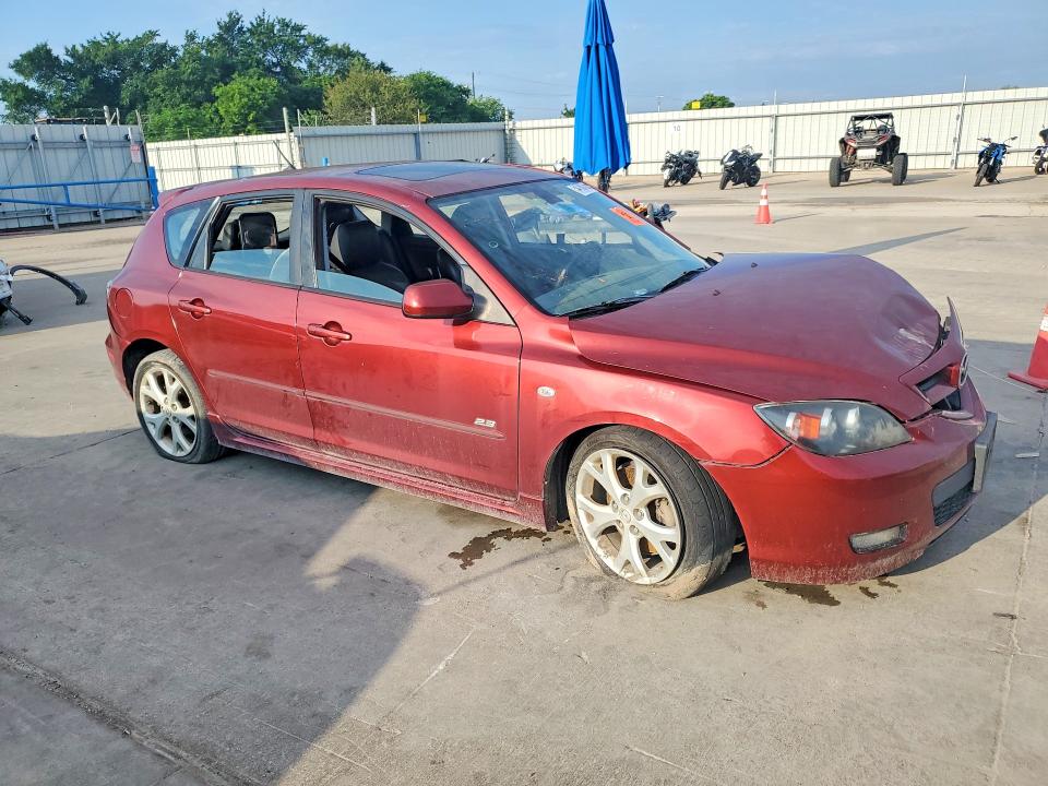 2009 Mazda 3 VIN JM1BK344X91191323 COPART salvage auction — FRONT END, Tx - Salvage Vehicle Title, sold $425 on 2026-07-23 (photo 4)
