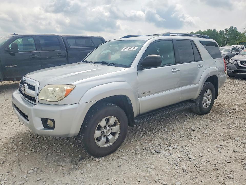 2007 Toyota 4runner VIN JTEBU14R370108792 COPART salvage auction — MINOR DENT/SCRATCHES, Mi - Certificate Of Title (P), sold $4,650 on 2026-07-08 (photo 1)