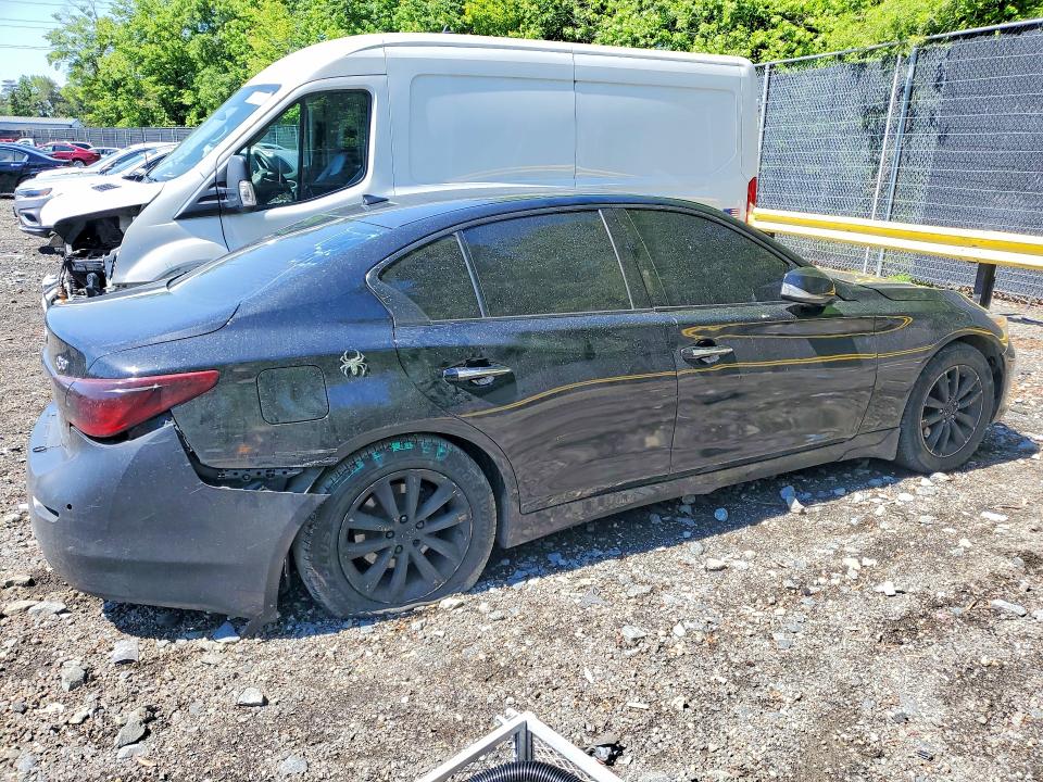 2015 Infiniti Q50 VIN JN1BV7AR2FM417124 COPART salvage auction — FRONT END, Id - Salvage Certificate Of Title, sold $550 on 2026-07-14 (photo 3)