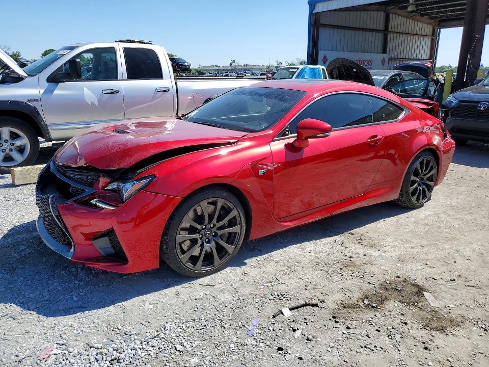 2015 Lexus VIN JTHHP5BC6F5002235 COPART salvage auction — FRONT END, Fl - Cert Of Title Slvg Rebuildable, sold $15,000 on 2026-07-17 (photo 1)