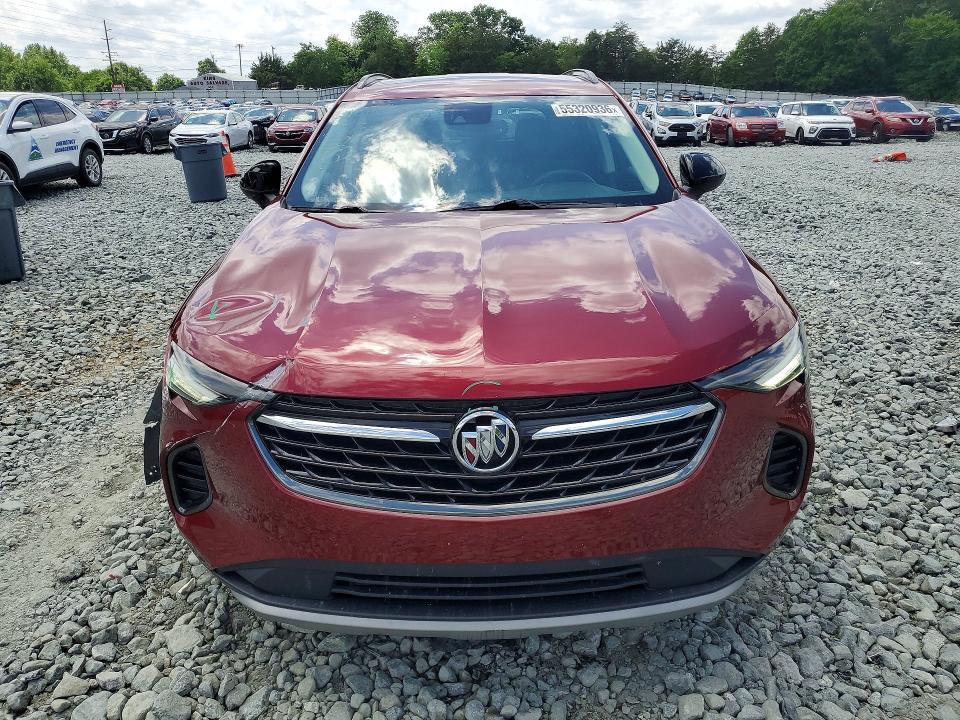 2021 Buick Envision VIN LRBFZNR4XMD112966 COPART salvage auction — FRONT END, Nc - Salvage Certificate Of Title, sold $7,300 on 2026-07-08 (photo 5)