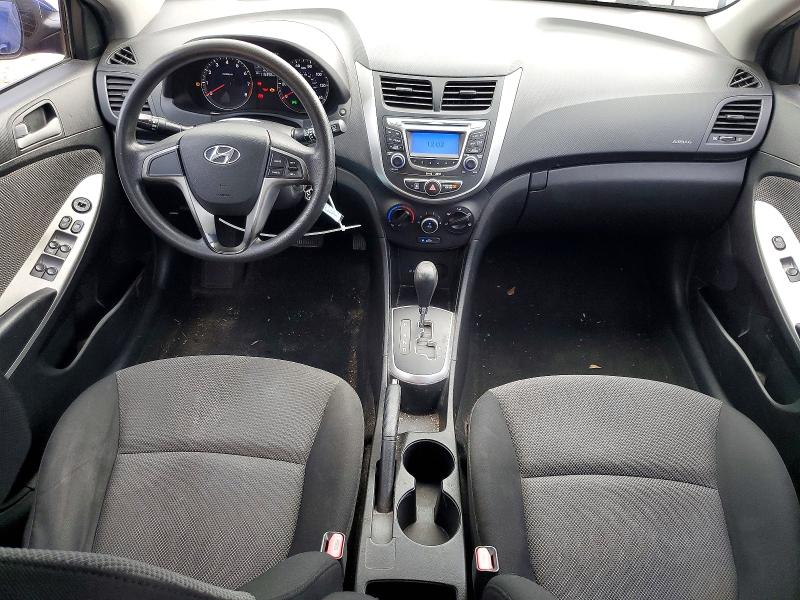 2013 Hyundai Accent VIN KMHCT5AE5DU084726 COPART salvage auction — MINOR DENT/SCRATCHES, Fl - Cert Of Title Slvg Rebuildable, sold $725 on 2026-07-17 (photo 8)