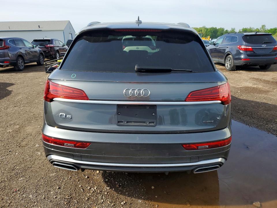 2022 Audi Q5 VIN WA1GAAFY1N2068912 COPART salvage auction — HAIL, Oh - Cert Of Title-Salvage, sold $14,600 on 2026-07-20 (photo 6)