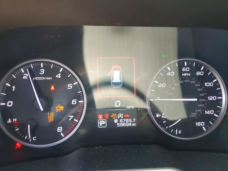 2023 Subaru Outback VIN 4S4BTALC6P3182741 COPART salvage auction — FRONT END, Tx - Salvage Vehicle Title, sold $8,100 on 2026-07-27 (photo 9)
