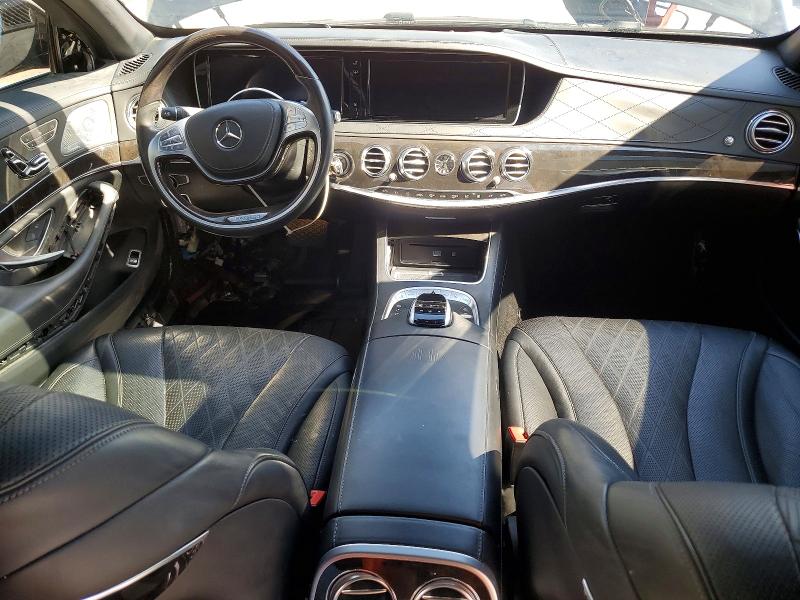 2016 Mercedes-benz S-klasse VIN WDDUX7GB5GA268601 COPART salvage auction — FRONT END, Ga - Certificate Of Title (P), sold $20,300 on 2026-07-31 (photo 8)