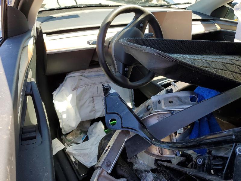 2022 Tesla Model y VIN 7SAYGAEE2NF523024 COPART salvage auction — FRONT END, Va - Cert Of Title - Salvage, sold $3,150 on 2026-07-12 (photo 8)