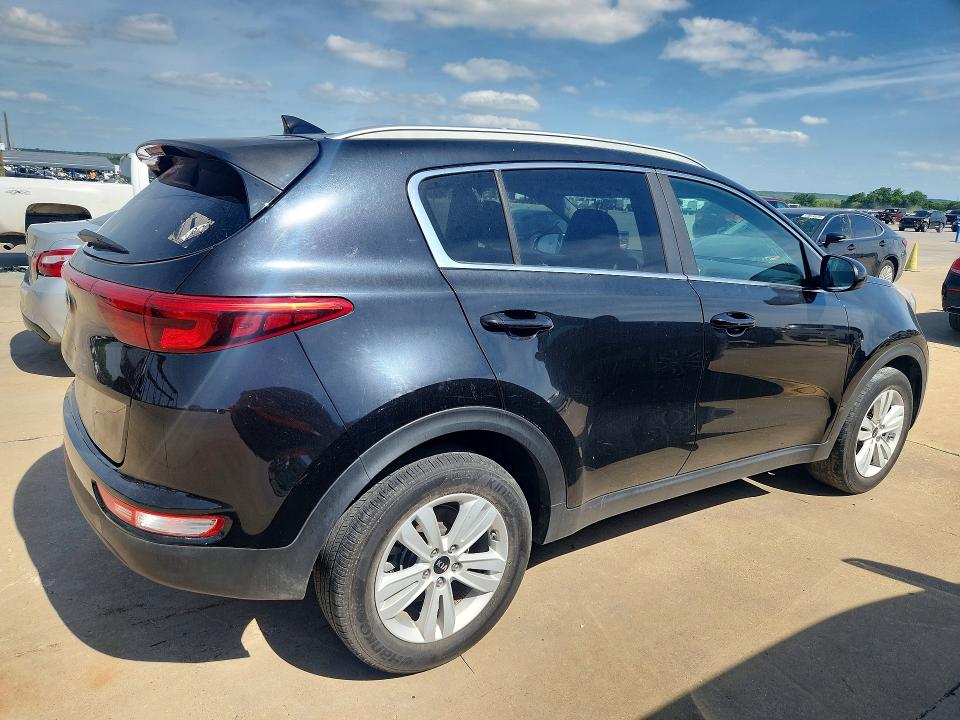 2017 Kia Sportage VIN KNDPM3AC8H7237691 COPART salvage auction — MECHANICAL, OK - CERTIFICATE OF TITLE, sold $3,250 on 2026-07-02 (photo 3)