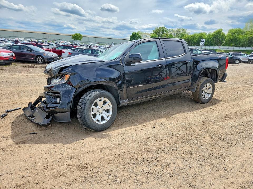 2021 Chevrolet Colorado VIN 1GCGTCEN8M1223026 COPART salvage auction — FRONT END, Mi - Scrap Certificate Of Title, sold $104,186 on 2026-07-29 (photo 1)