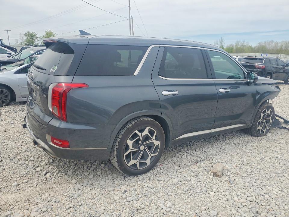 2022 Hyundai VIN KM8R7DHE0NU393942 COPART salvage auction — FRONT END, Mi - Scrap Certificate Of Title, sold $6,000 on 2026-07-09 (photo 3)