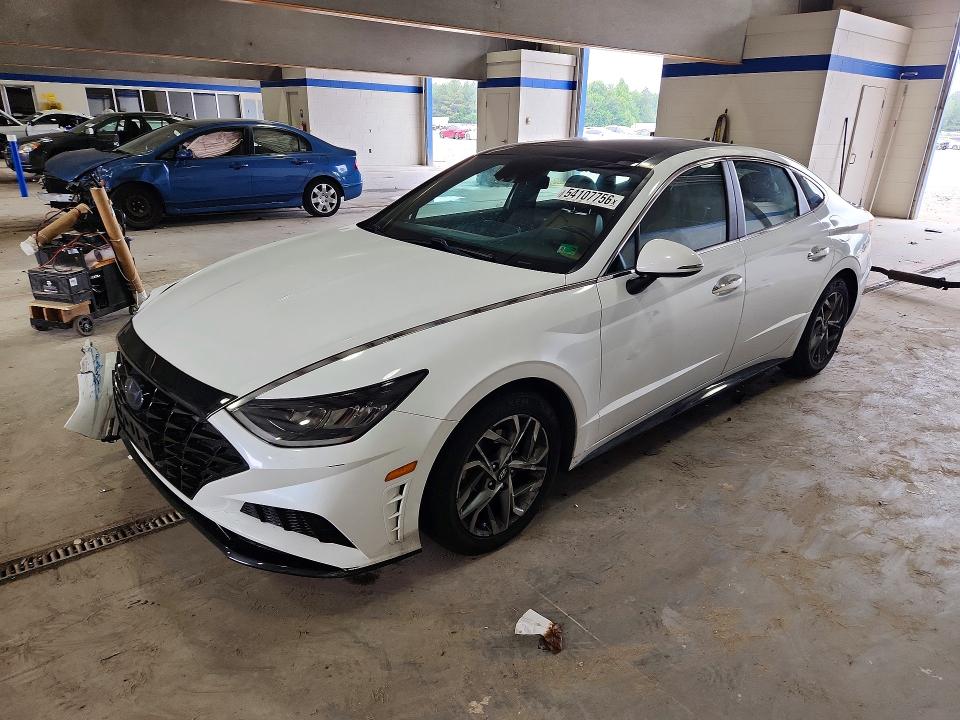 2020 Hyundai Sonata VIN 5NPEF4JA6LH000787 COPART salvage auction — FRONT END, Va - Cert Of Title - Salvage, sold $5,400 on 2026-07-10 (photo 1)