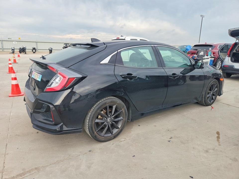 2020 Honda Civic VIN SHHFK7H67LU417187 COPART salvage auction — HAIL, Tx - Certificate Of Title, sold $9,500 on 2026-07-16 (photo 3)